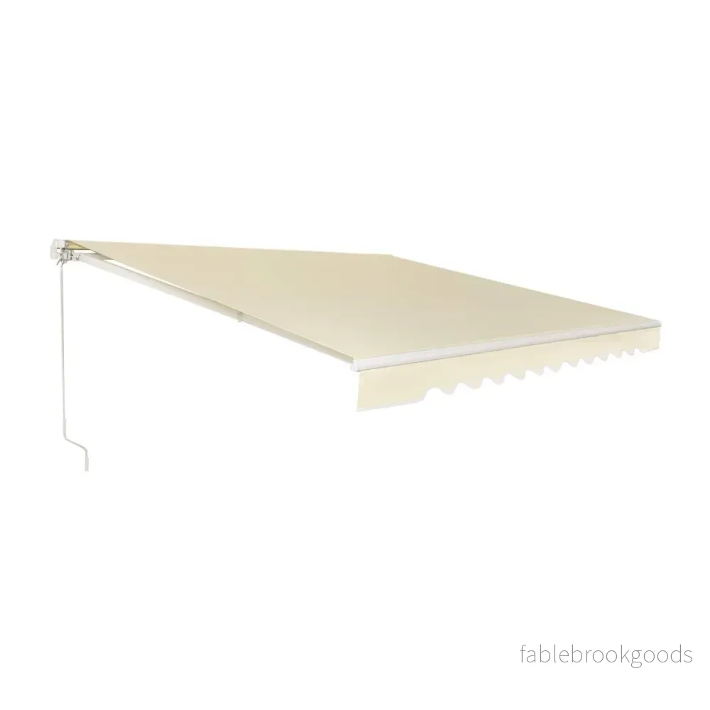 Markis – med vev balkong solskydd för – 360 x 300 cm – Beige