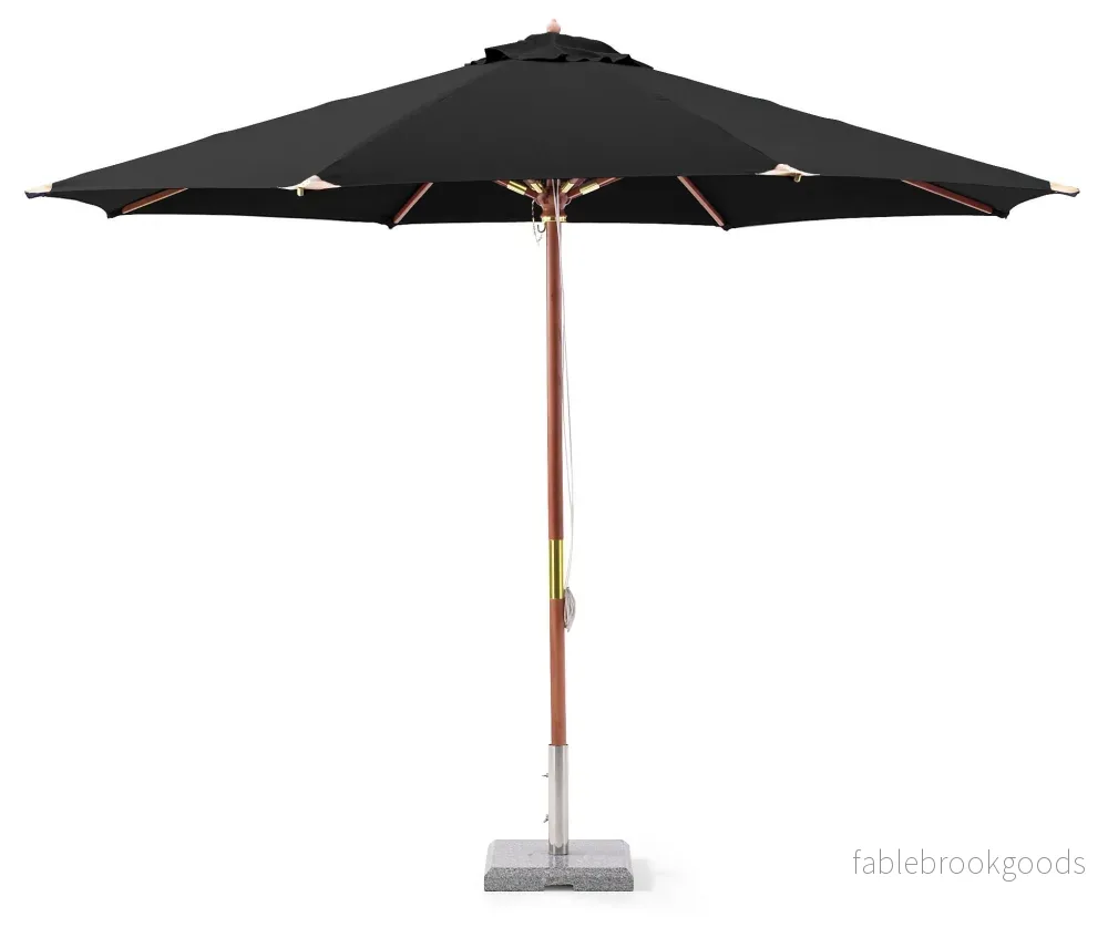 Trä 335 cm Hillerstorp Lyxparasoll Trä 335 cm Hillerstorp Lyxparasoll