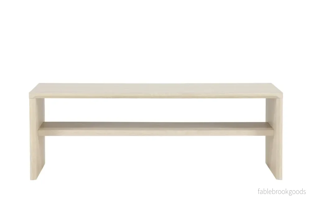 Telemarket Soffbord 110 × 50 Vitputsad – Modernt Skandinaviskt Soffbord | Venture Home - Bild 2