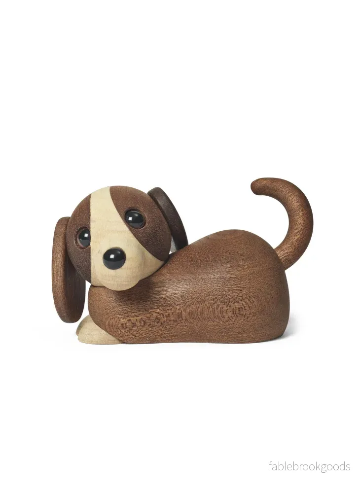 Jojo – Trähund Dekoration 5 cm FSC® Jojo – Trähund Dekoration 5 cm FSC®