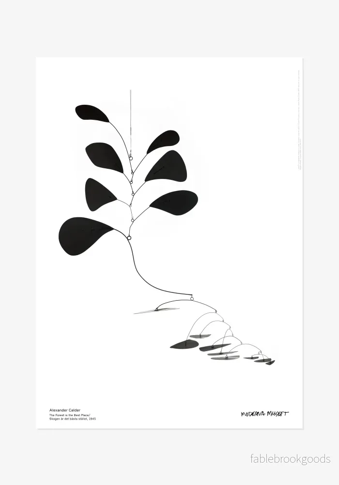 Poster, Alexander Calder, Skogen är det bästa stället Poster, Alexander Calder, Skogen är det bästa stället