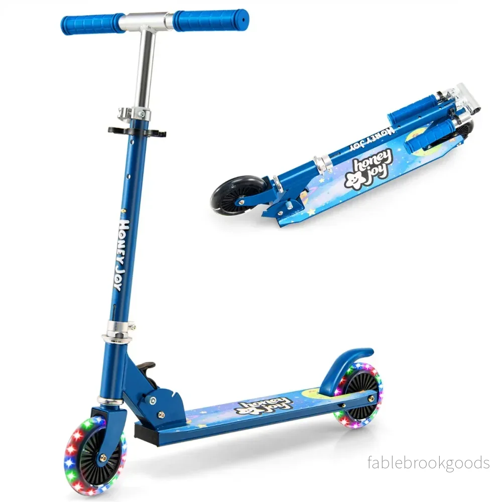 Barnskoter – hjulig med blinkande hjulstativ och Cruise Toddler Toy – 2 – Blå - Bild 2