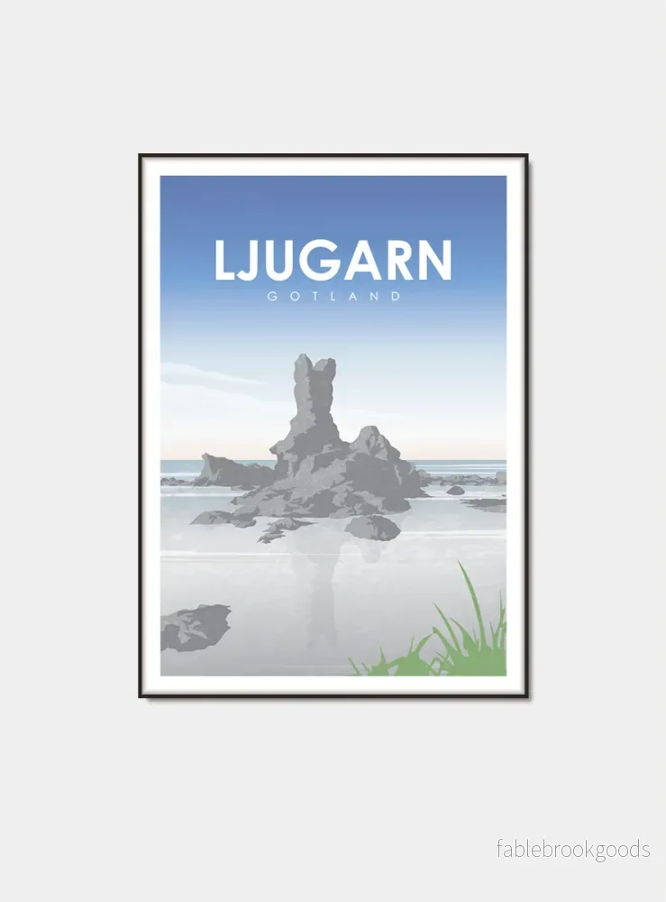Ljugarn – Gotland poster Ljugarn – Gotland poster