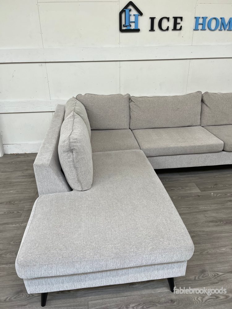 BEIGE 2,5-sits soffa med divan höger - Bild 2