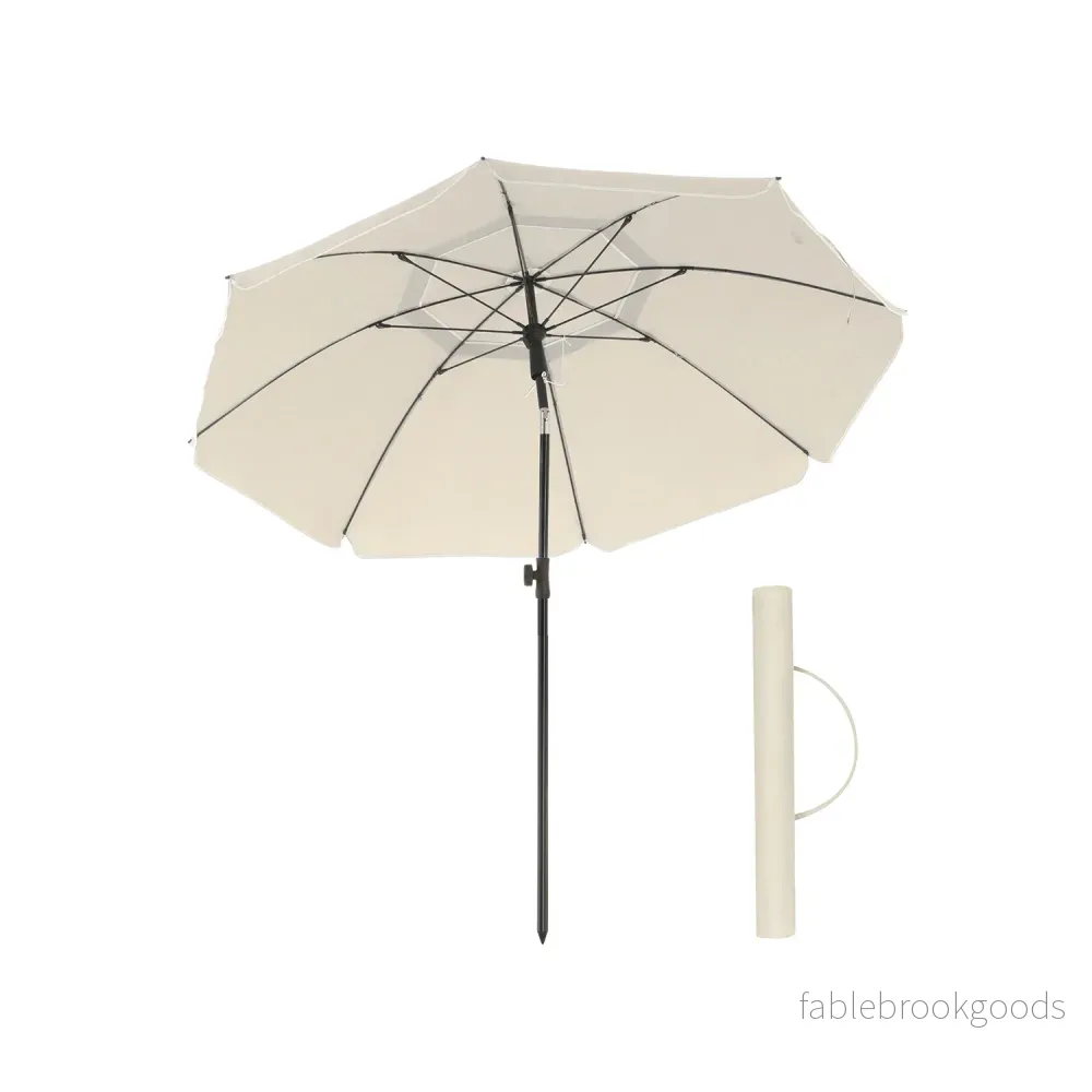 Parasoll – UV-beständig och vattentät – beige