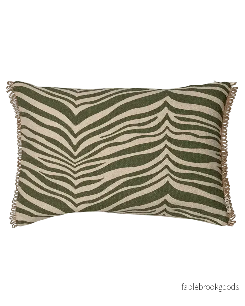 Kudde Zebra Grön Kudde Zebra Grön