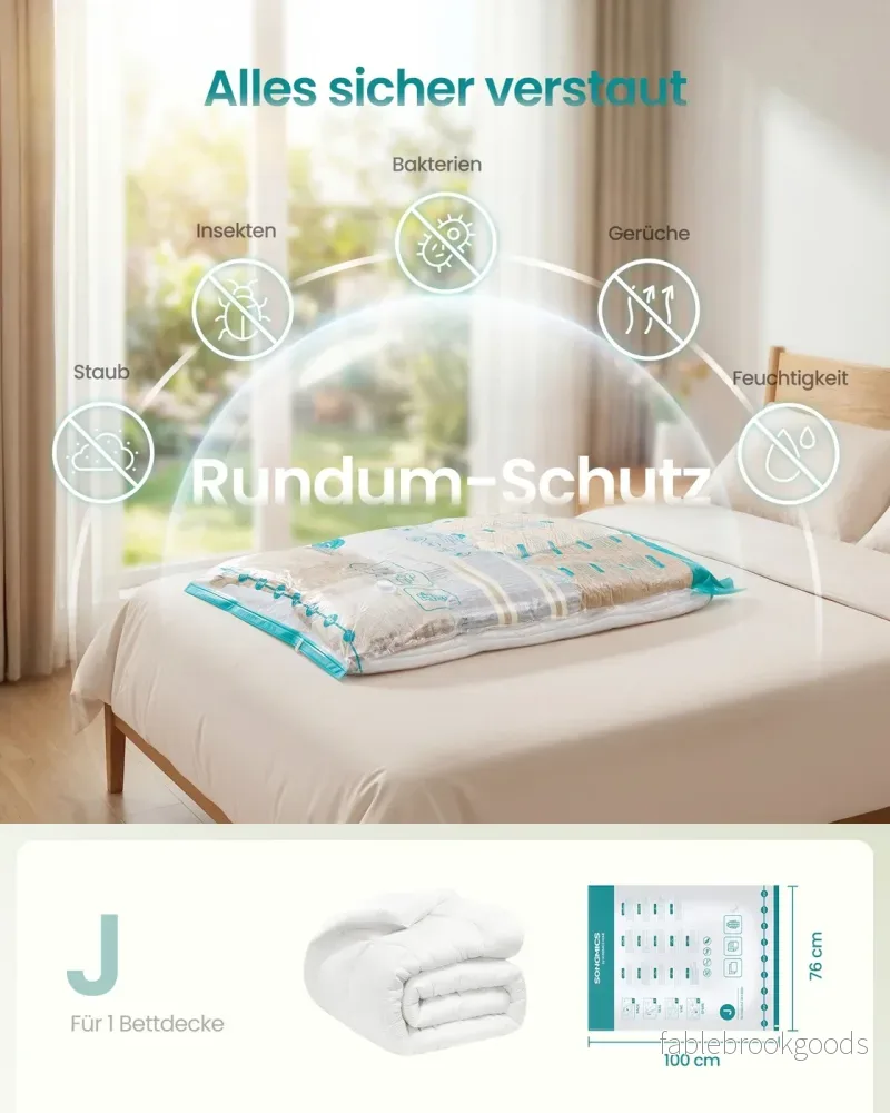 Vacuümzakken - 100 x 76 cm - Transparant - Herbruikbaar - 0,7 kg - Bild 3
