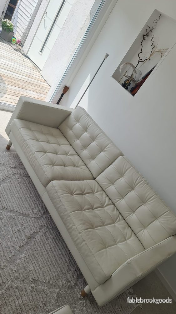 IKEA LANDSKRONA 3-sitssoffa Vit - Bild 3