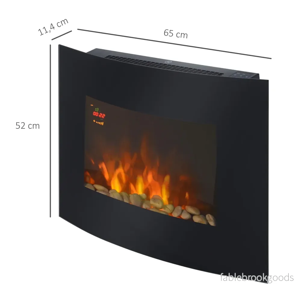Elektrisk vägg öppen spis 65cm – Mysig Atmosphere Enhancer - Bild 3
