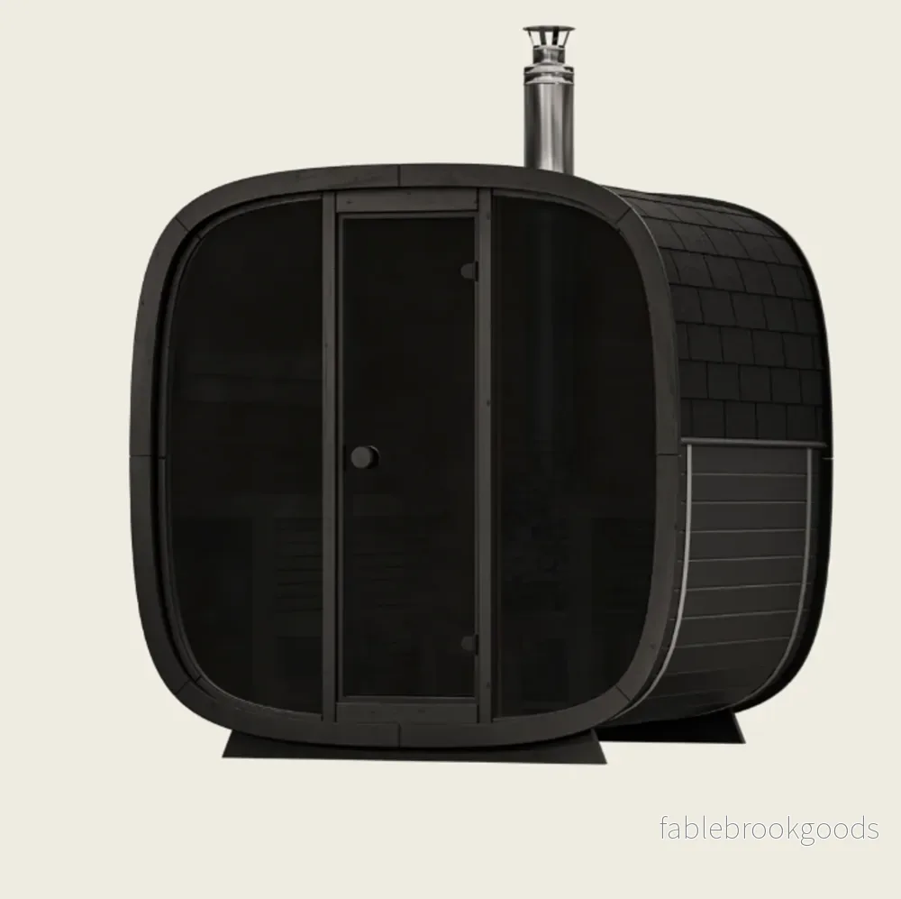 Leil® Saunas Black Cube Comfort