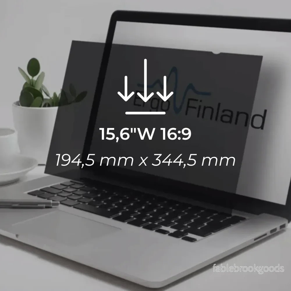 Sekretessfilter 15,6″W 16:9 / Självhäftande skärmskydd