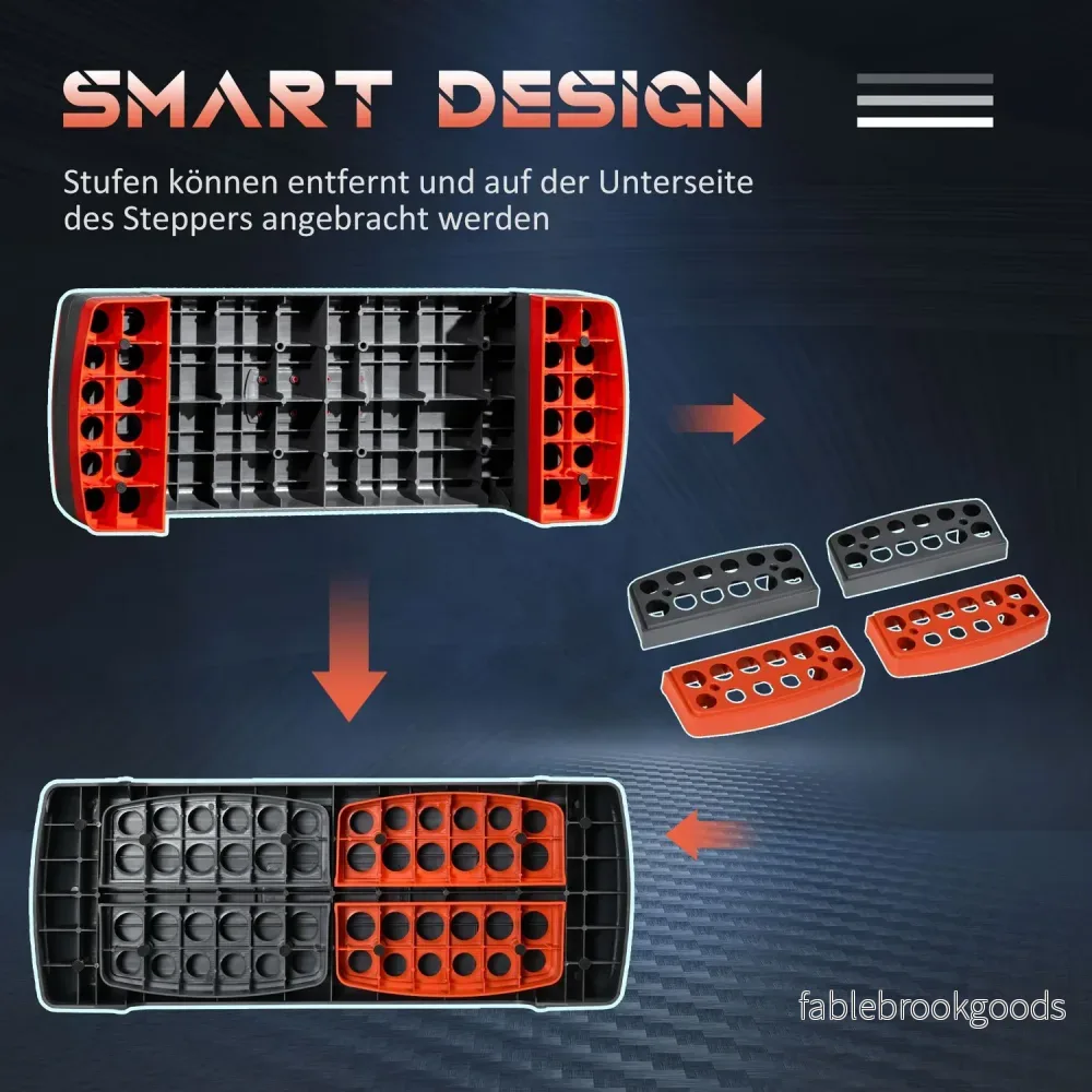 Höjdjusterbar Aerobic Step Board, 3 nivåer, 150 Kg Max - Bild 3
