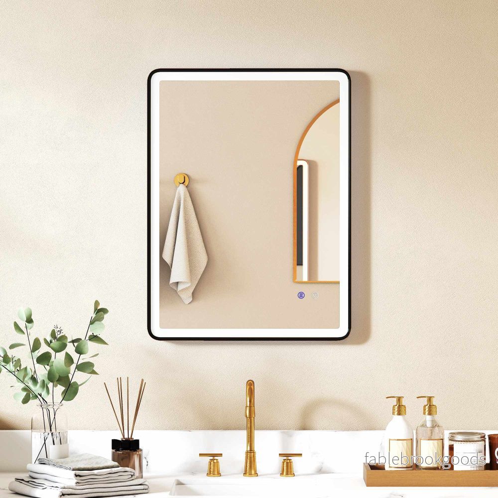 Anti-imma LED badrumsspegel, dimbar, 80x60 cm - Bild 2