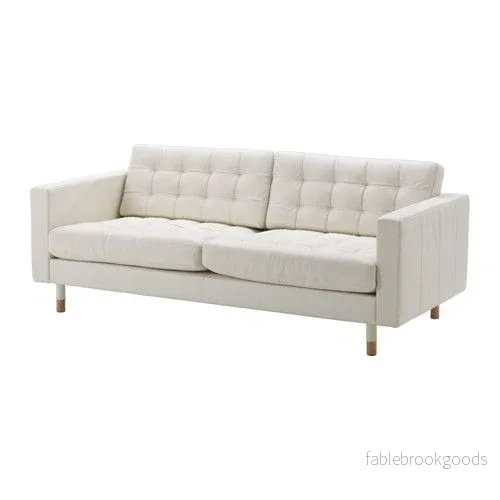 IKEA LANDSKRONA 3-sitssoffa Vit