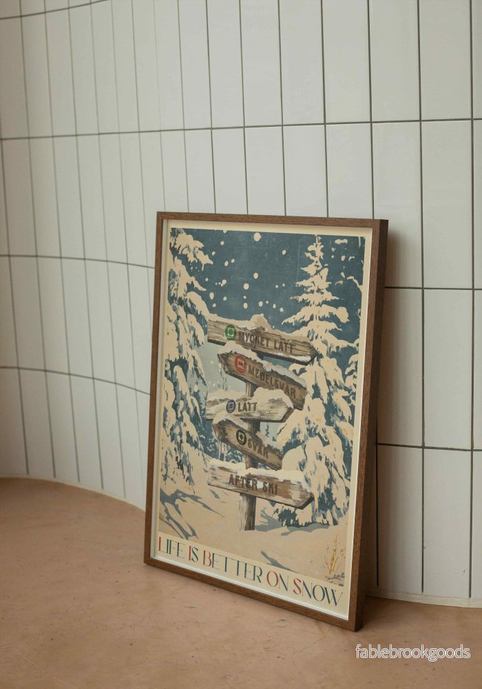 Life is better on snow - Poster - Bild 3