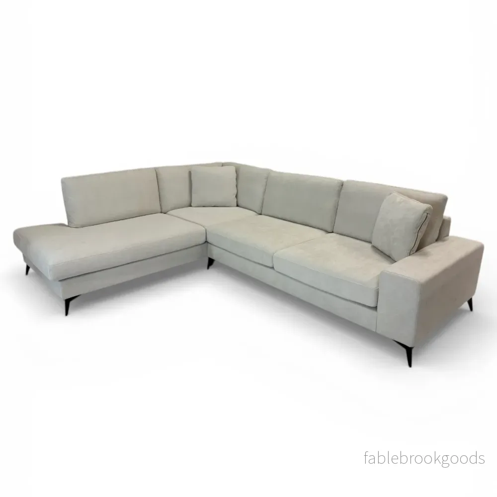 Äpple U-soffa i beige tyg | ICEHOME - Bild 2