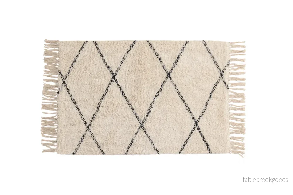 Thelma Badrumsmatta 80 x 50 cm Vit | Venture Home - Bild 2