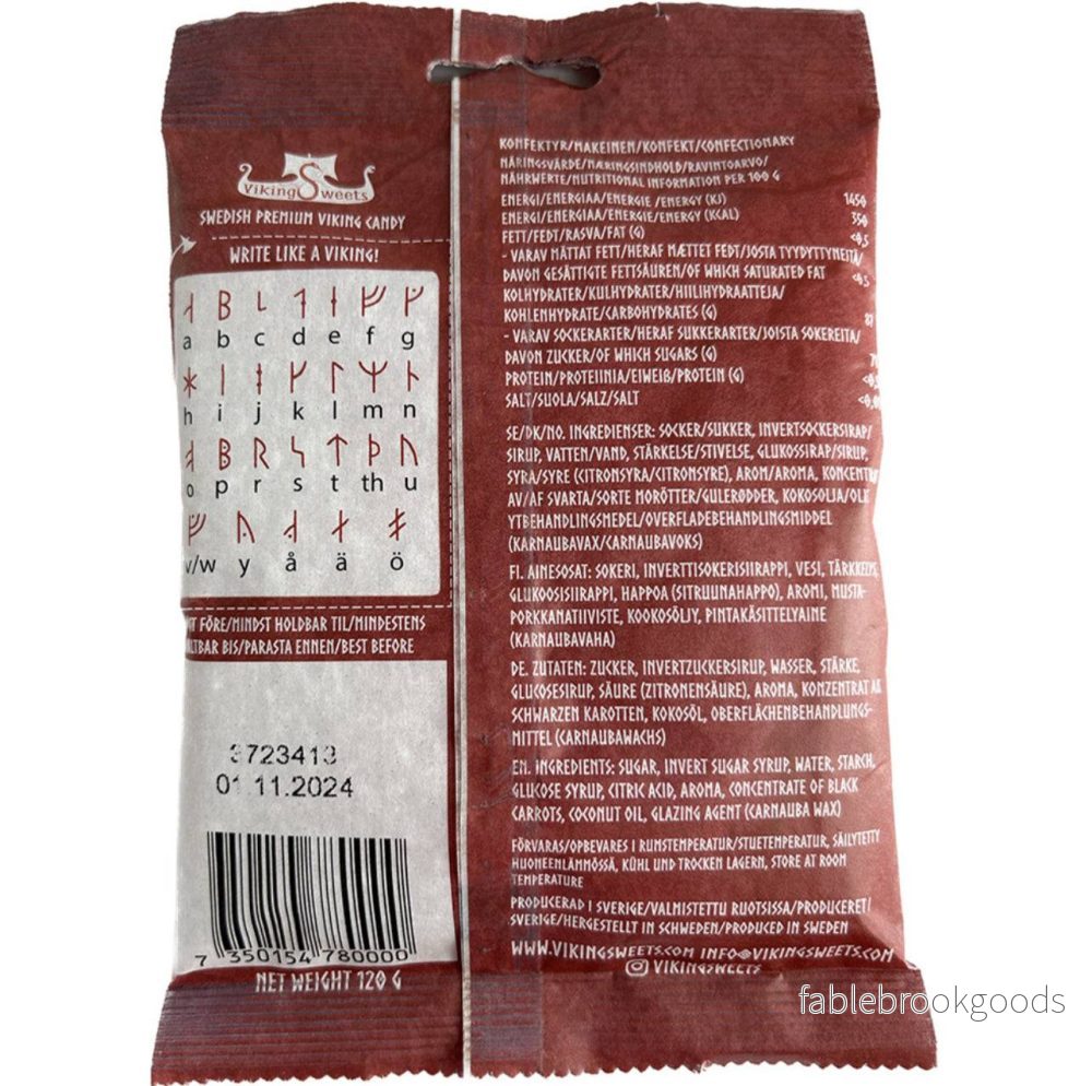Raspberry Mjölnir Fruktgodis 120g - Bild 3