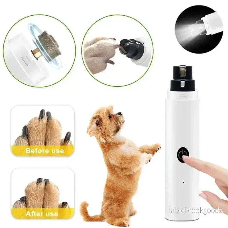 Kloslip hund - för Hund & Katt - USB-laddad med LED-ljus - Bild 2