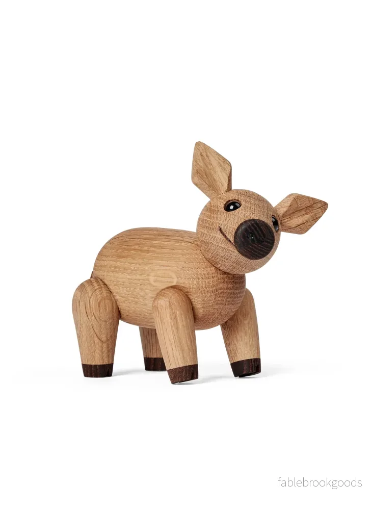 Percy Gris – Träfigur Dekoration 9cm Ek Percy Gris – Träfigur Dekoration 9cm Ek