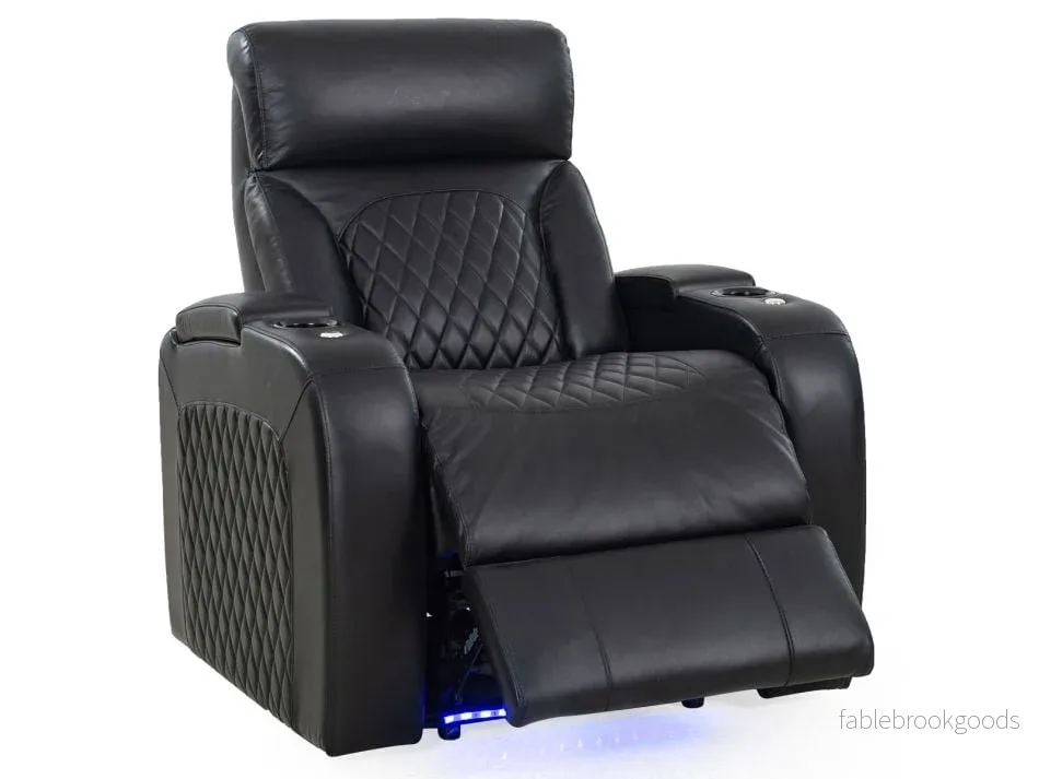 Biosoffa LHR Bliss Luxe Rak Svart Biosoffa LHR Bliss Luxe Rak Svart
