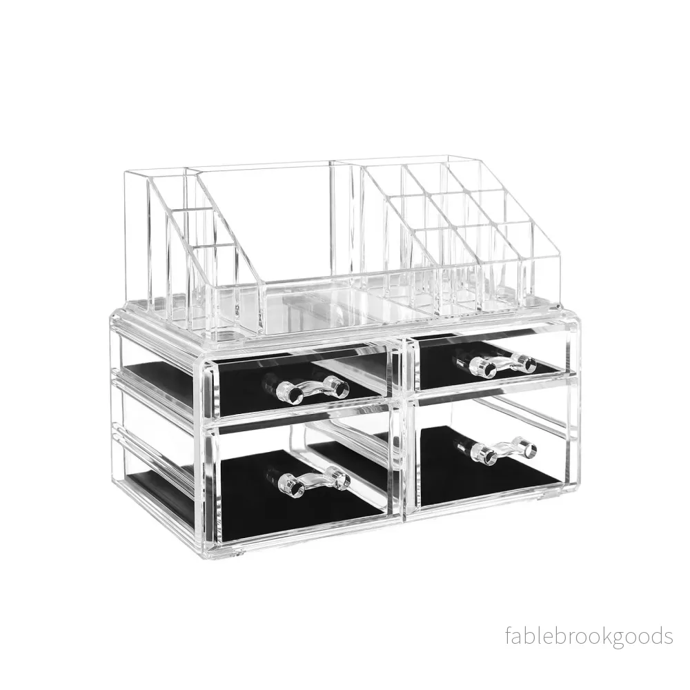 Make-Up Organizer-4 Drawers-Transparent - Bild 2