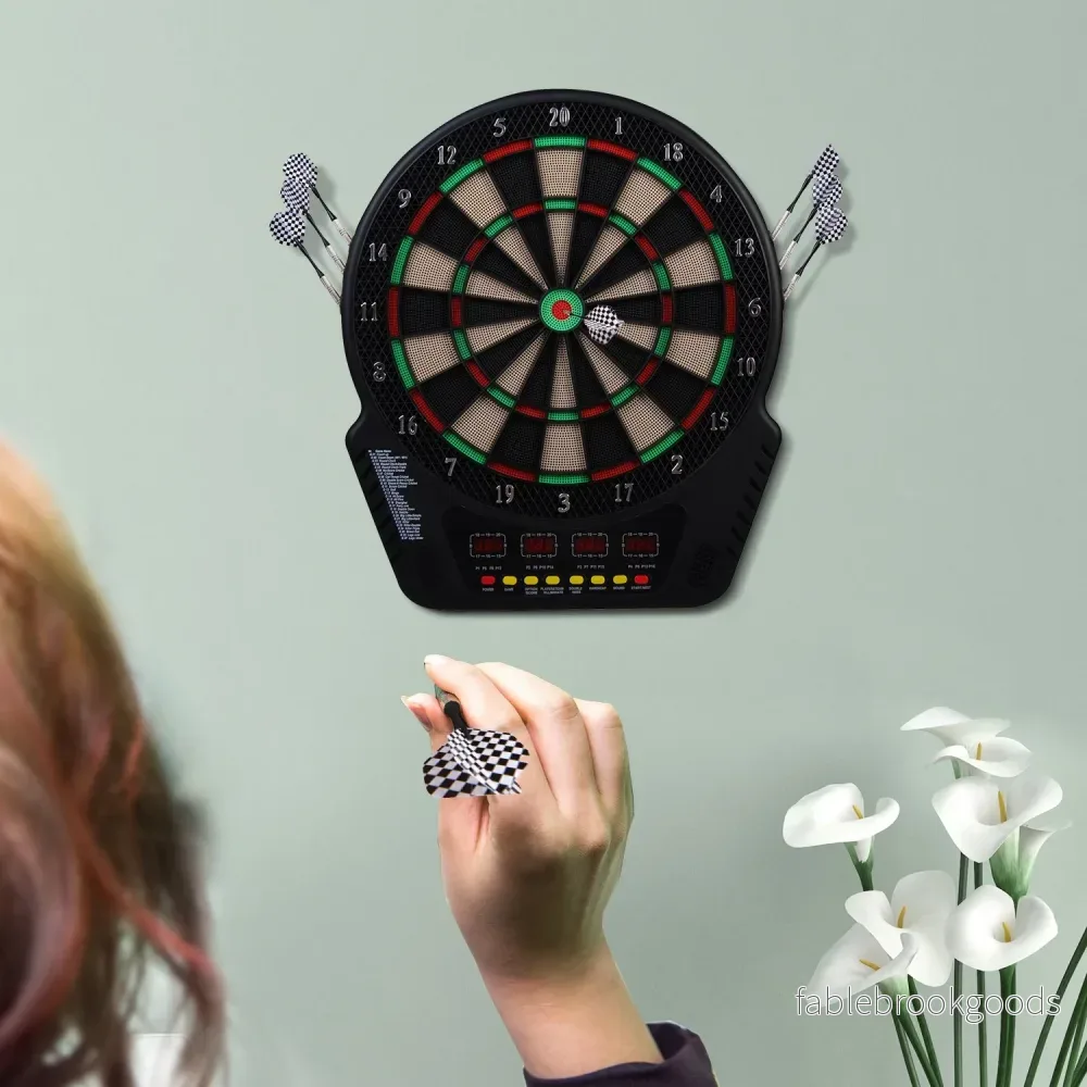 Elektronisk darttavla, 27 spel, 16 spelare, 6 dart - Bild 2