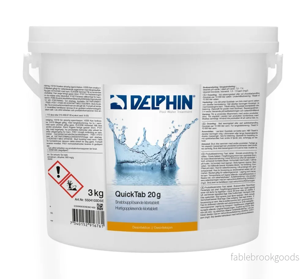 Poolkemi DELPHIN QuickTab 20g 3 kg - Bild 2