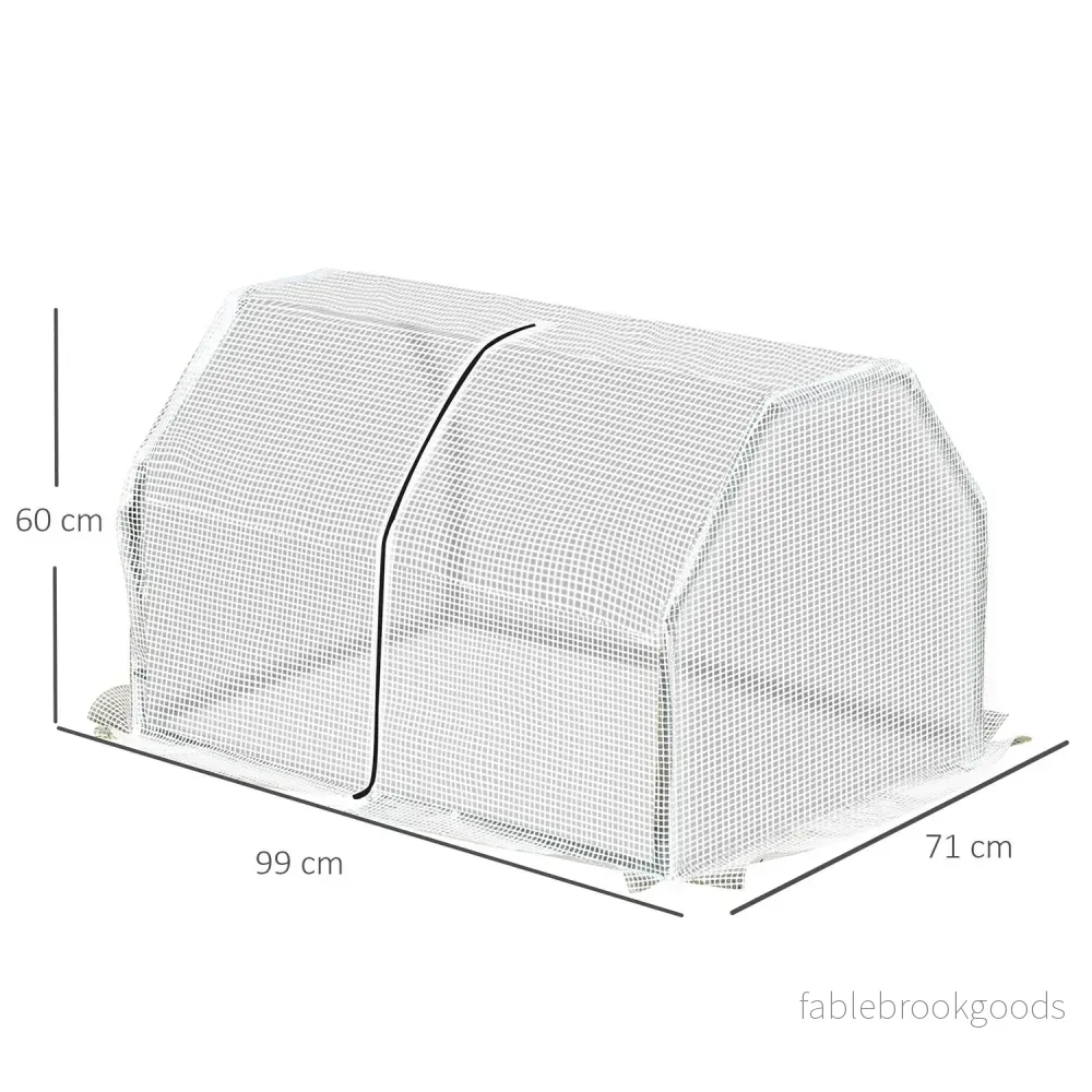 Mini UV-resistent folieväxthus, 99 x 71 x 60 cm - Bild 3