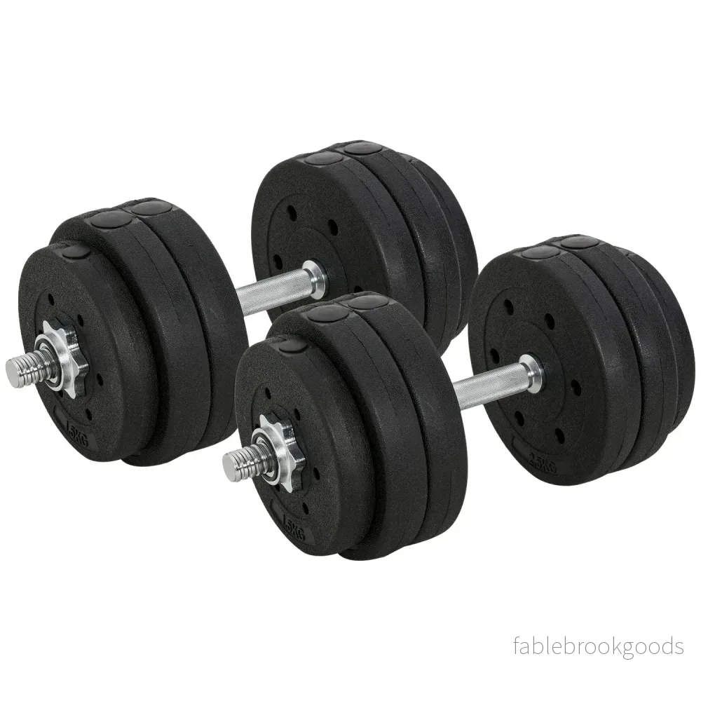30 kg hantelset i stål, styrketräning för hem och gym 30 kg hantelset i stål, styrketräning för hem och gym