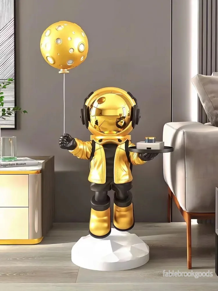 Astronaut Balloon Lamp with Decorative LED Light