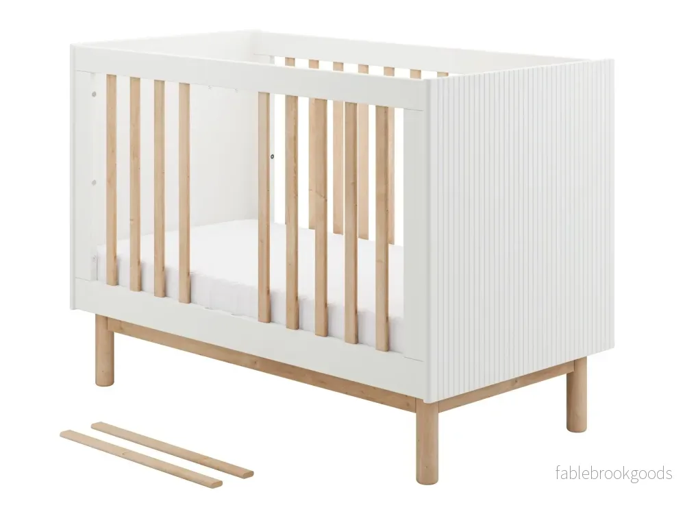 Maria Cot, 2 growing functions 120x 60 cm White color - Bild 2