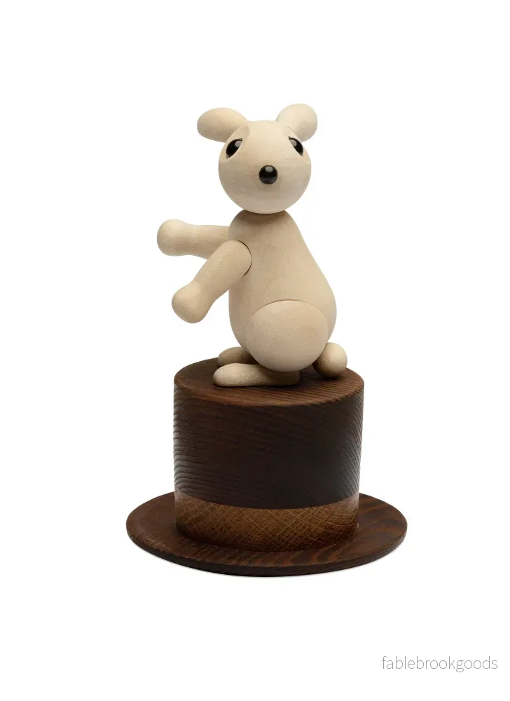 Den Magiska Hatten – Träfigur Dekoration 9,5 cm - Bild 3
