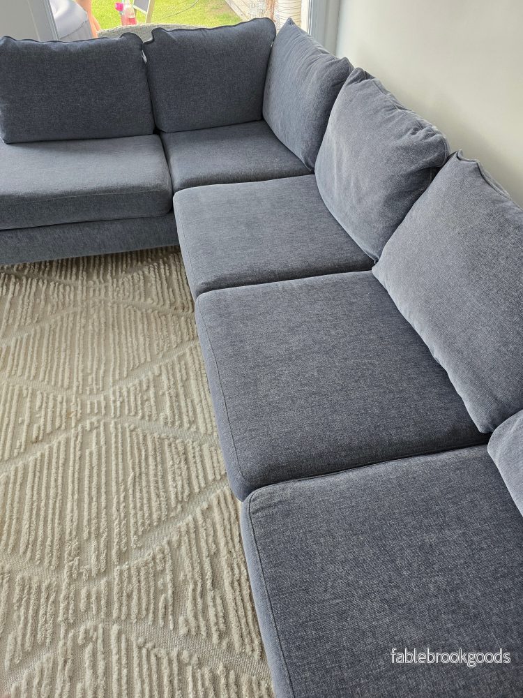 Mio County 3-sits soffa med divan vänster, Light Blue - Bild 3