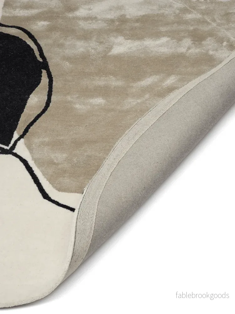 Matta Abstract Ivory Rund - Bild 3
