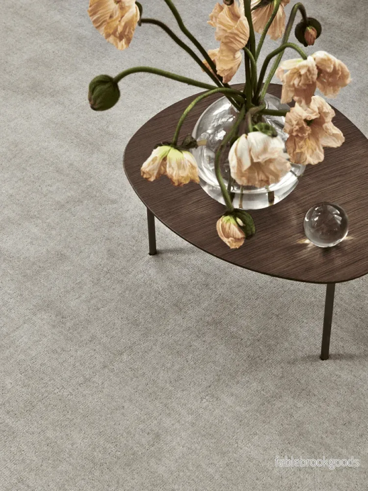 Måttanpassad Matta Solid Beige Rund - Bild 2