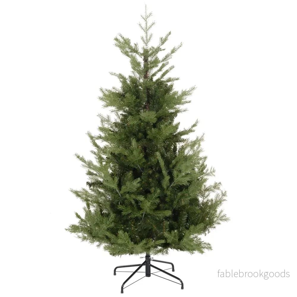 180 cm naturtrogen konstgjord julgran, täta grenar