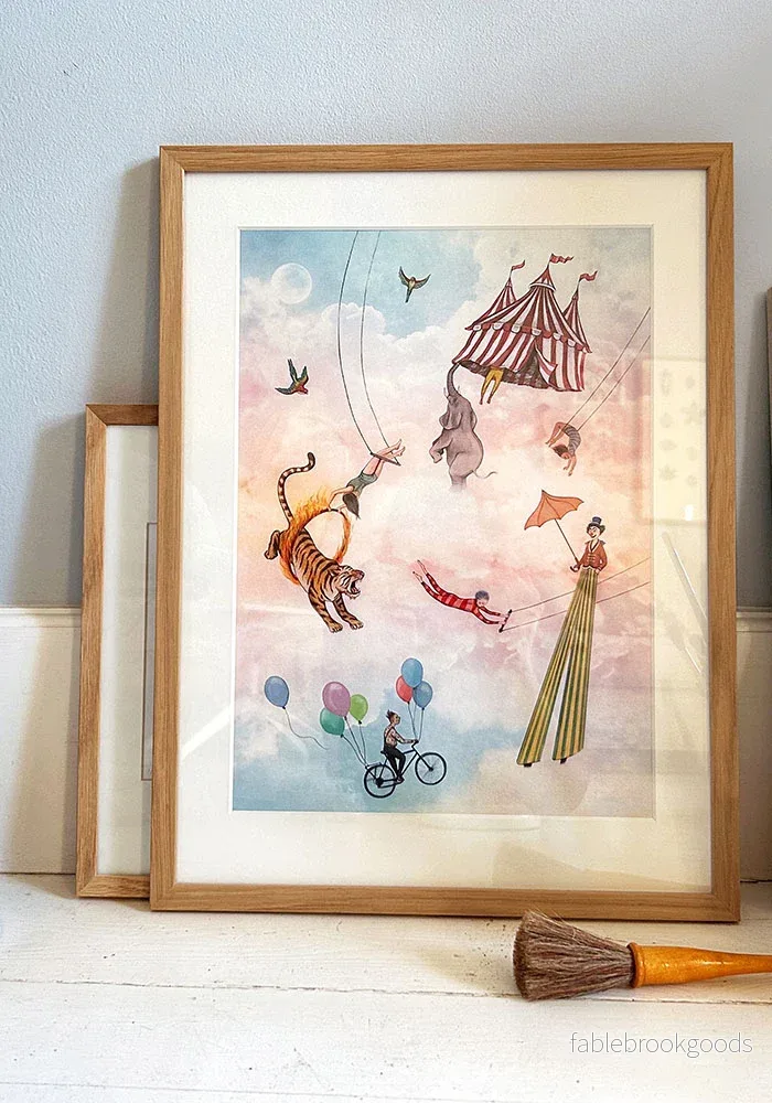 Poster, Johanna Magoria, Circus in the sky