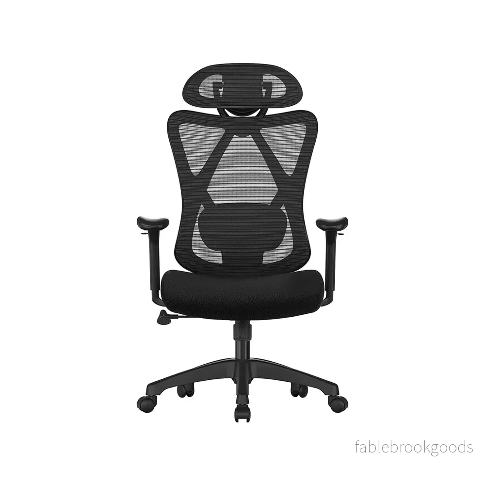 Kontorsstol – Ergonomisk och justerbar – Svart