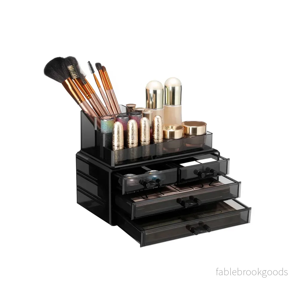 Make-Up Organizer-4 Drawers-Black - Bild 2