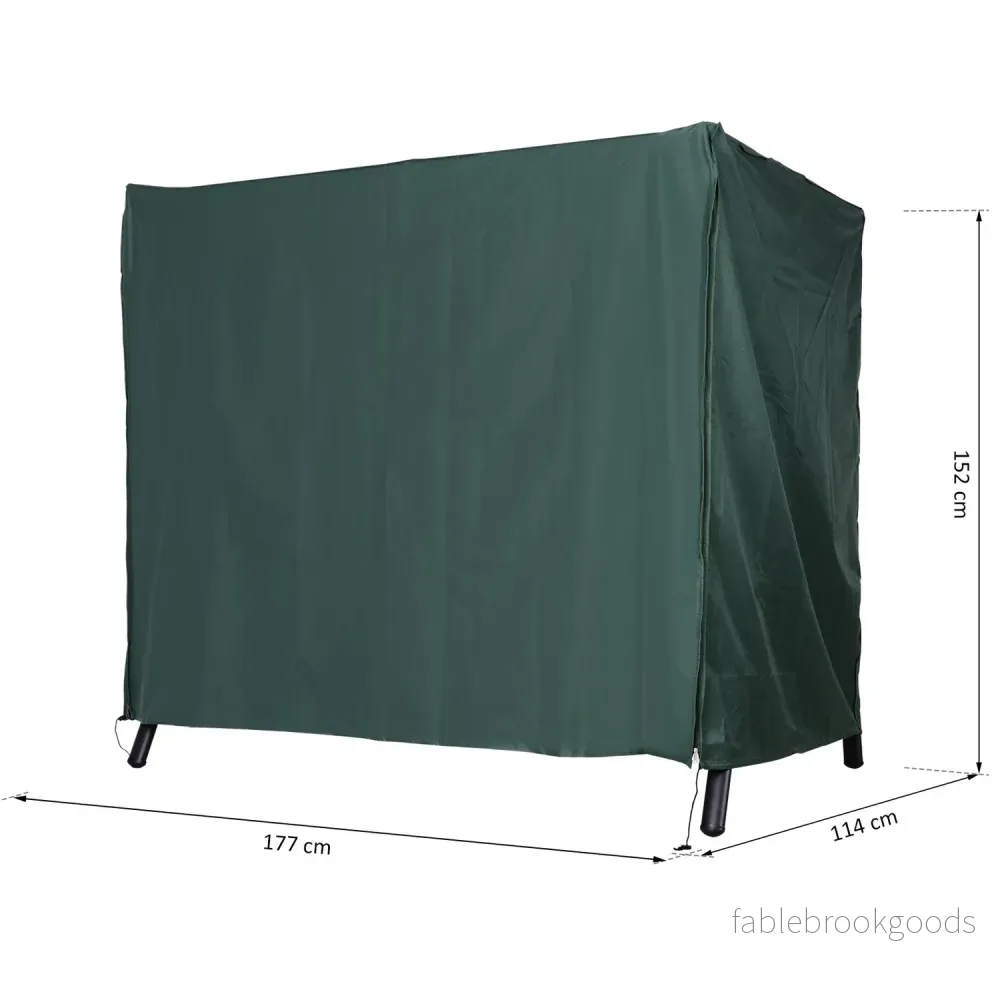 Vattentät Oxford Garden Swing Cover, UV-skydd, 177x114x152 Cm - Bild 3