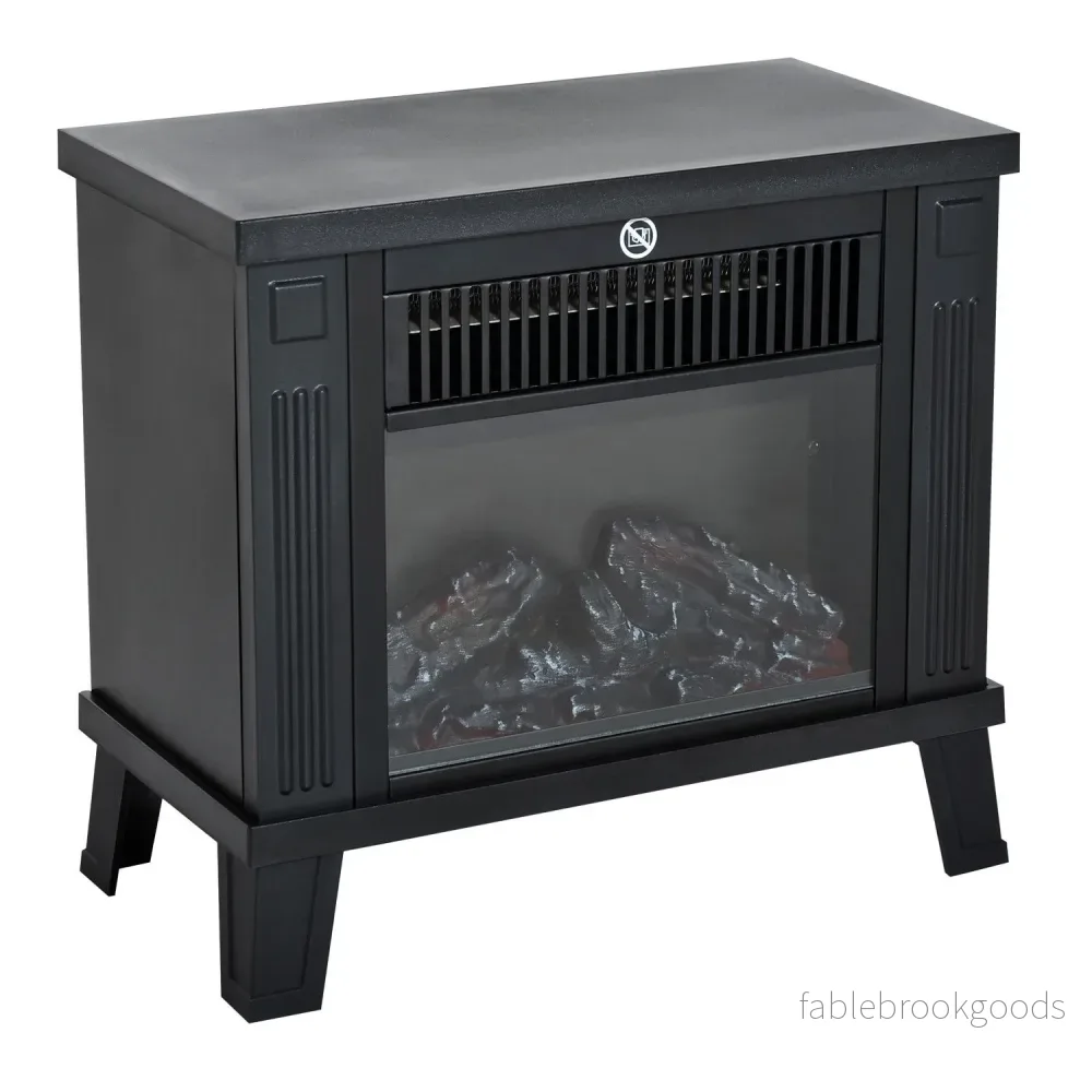 Elspis – 600/1200W, svart, 34x17x31 cm