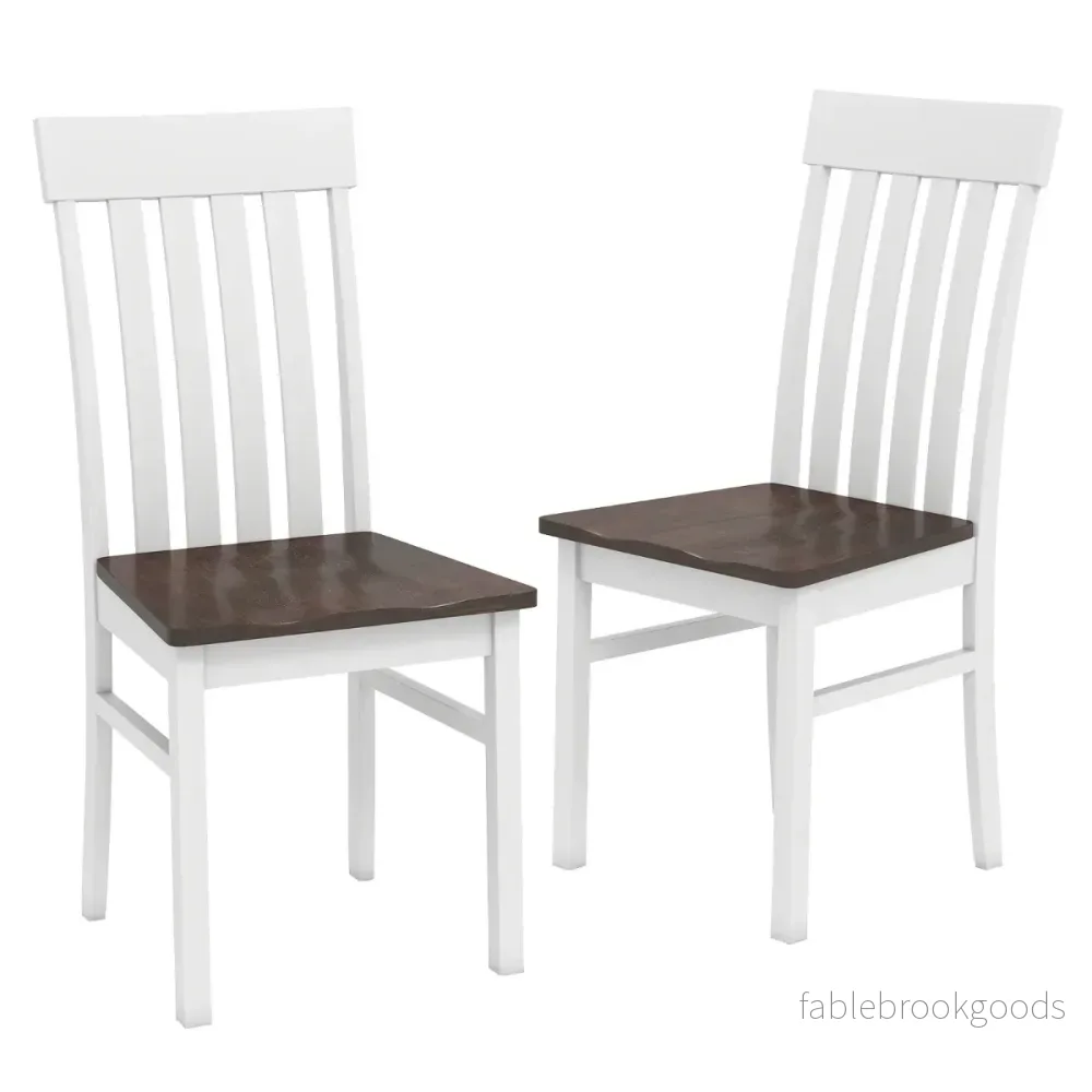 pack – matsalsstolar utan armstöd med ergonomiska ryggstöd och fördjupad sits, bruna – 2 – Brun