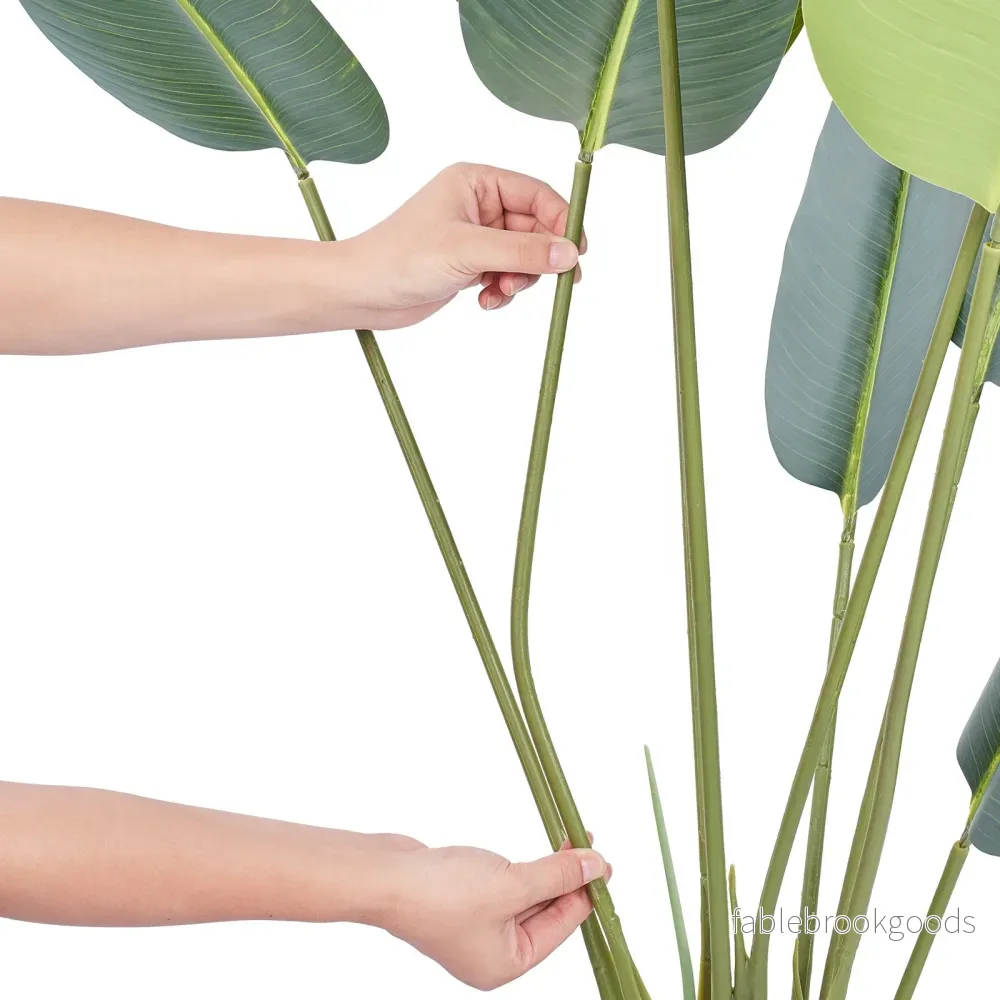 Konstgjord växt Palm Strelitzia - 1,5 m - Bild 3