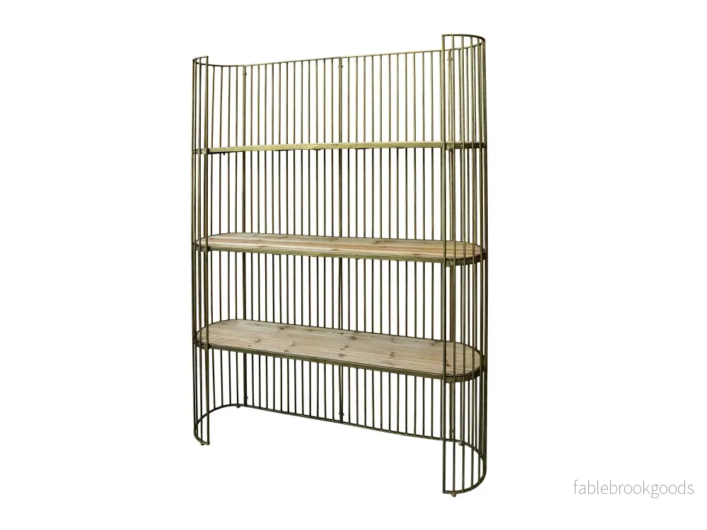 Hög hylla i antik mässing – 186,5 cm - Bild 2