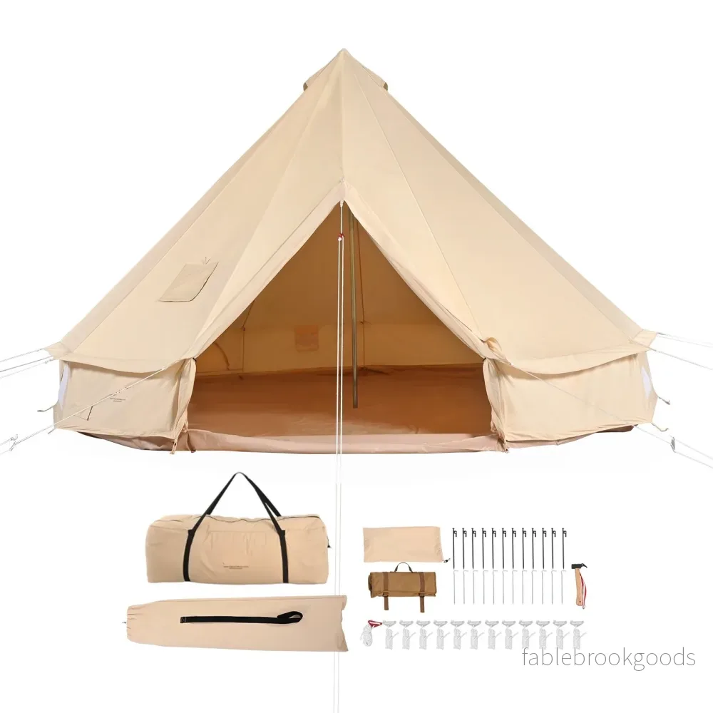 Glamping Canvas Tält – 5 Meter Glamping Canvas Tält – 5 Meter