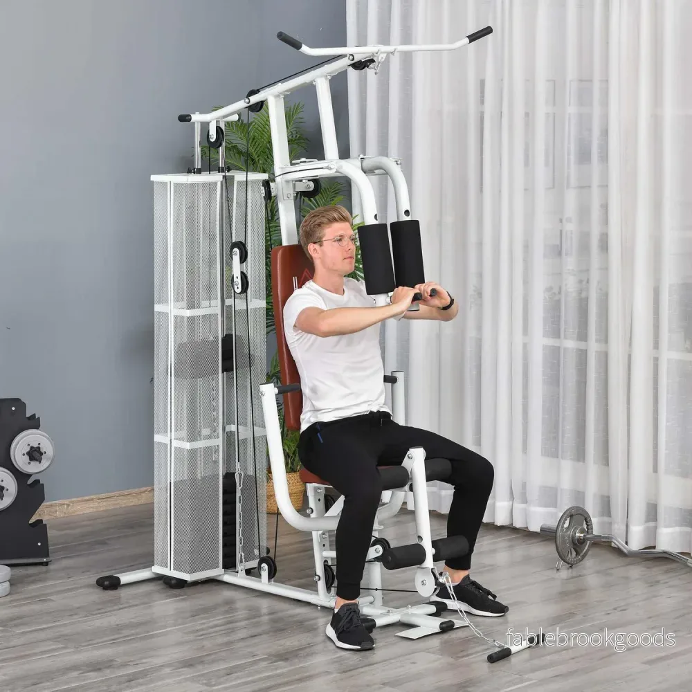 Home Gym Station, 45kg Totalt, Press Arm & Ben Developer - Bild 2