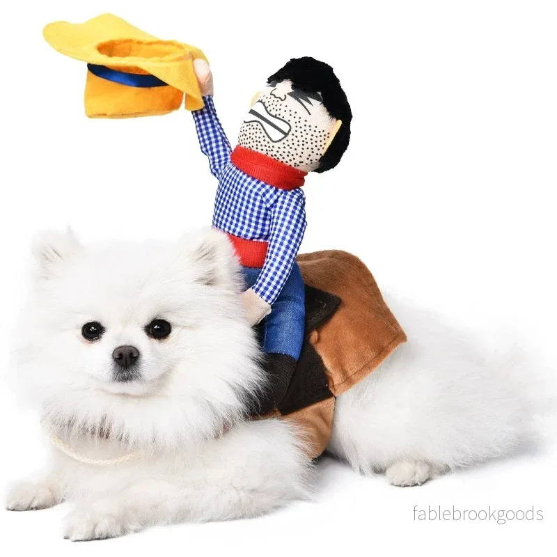 Halloween Hund kostym – Justerbar Cosplay Dräkt för Hundar - Bild 2
