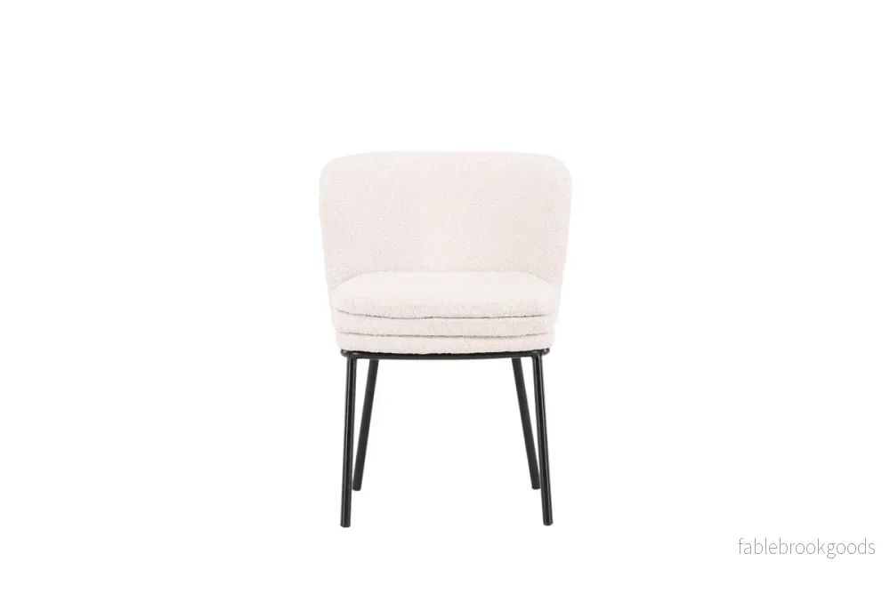 Agnes Matstolar 2-pack Vit – Moderna Skandinaviska Matstolar | Venture Home - Bild 2