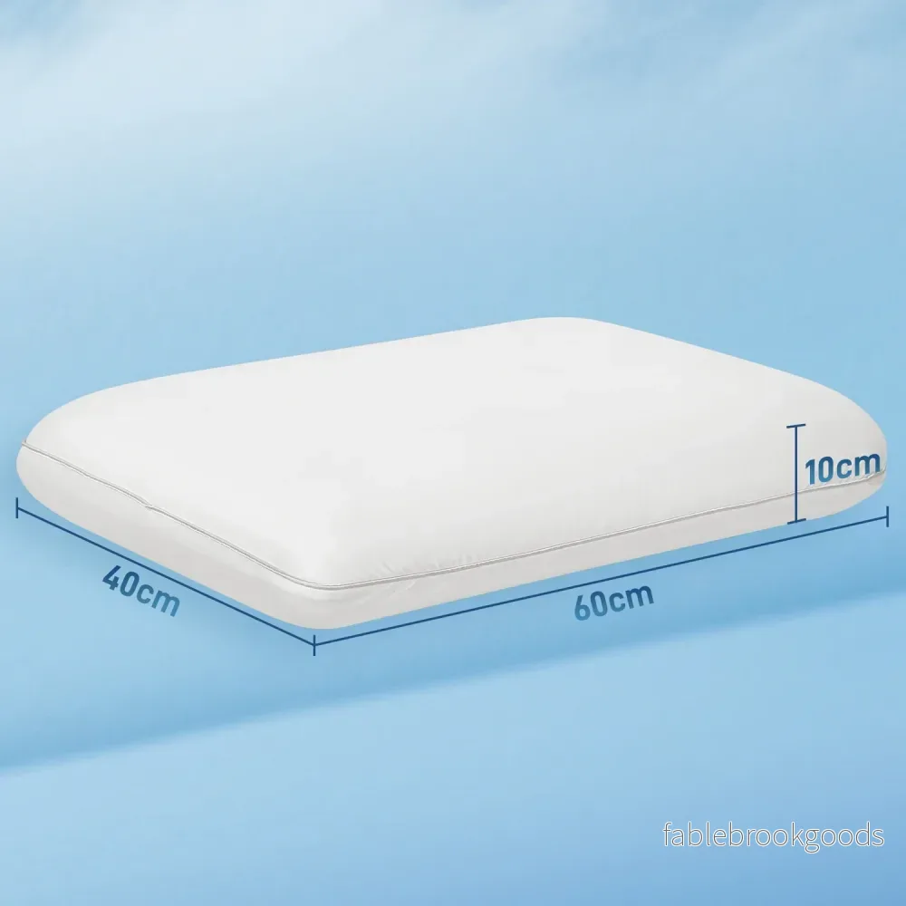 Memory Foam Kudde, Ergonomisk 60x40 cm, Avtagbart överdrag - Bild 3